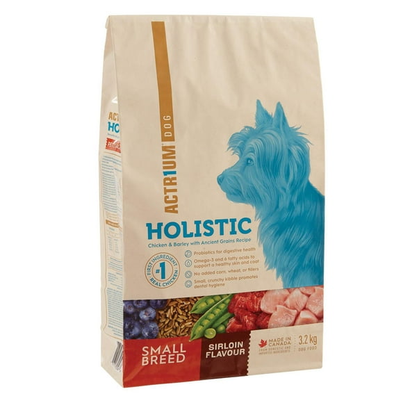 Actr1um Holistic Dog Food Chicken & Barley with Ancient Grains Small Breed Sirloin Flavour Recipe 300g