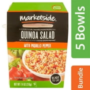 (5 pack) (5 Pack) Marketside Quinoa Salad with Piquillo Pepper, 7.4 oz