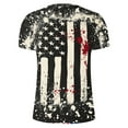 thumbnail image 4 of LYXSSBYX 4th of July Shirts for Men Big and Tall Summer Fashion Casual Men's Round Neck Printed T-Shirt Top, 4 of 5