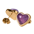 thumbnail image 3 of LuckyLy Juego de Joyería para Mujer de Corazón con Piedras Naturales, Set Collar y Aretes Acero Inoxidable con Baño Oro 14k – Regalos para Mujer Navidad y Regalos para Mamá Día de violeta Unitalla, 3 of 7