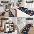 thumbnail image 5 of Pioneer Flower Floral Print Pattern Kitchen Rugs Sets Of 3,Kitchen Runner Rugs Non Skid Washable,Decorative Kitchen Floor Mats for Kitchen,Sink,Laundry,17X30 Inch + 17X47 Inch + 17X59 Inch, 5 of 6