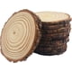 thumbnail image 1 of 10 piezas de rodajas de madera de 4 a 4,7 pulgadas, sin terminar, natural, con corteza de árbol, diámetro, círculo grande, centro de mesa rústico para boda, posavasos de disco, adornos navideños,, 1 of 5