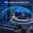 Eroshoo Bluetooth 2.0 Channel Soundbar with Multi-Color LED Lighting ...