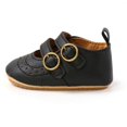 thumbnail image 7 of Baby Girls Mary Jane Flats,Anti-Slip Soft PU Leather Buckle Newborn Toddler Shoes First Walker Cirb Dress Shoes, 7 of 7