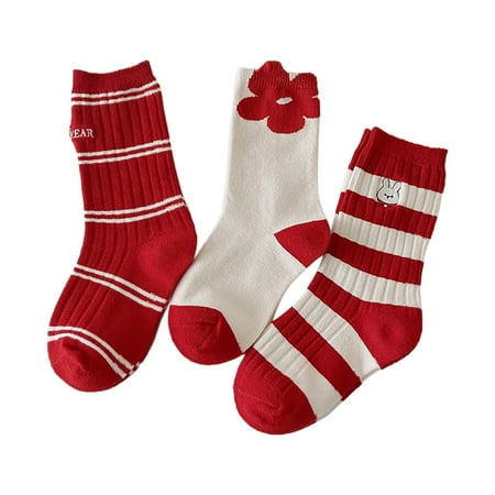 

TANGNADE Christmas Print Socks New Pattern Warm Socks Cute Plush Ear Christmas Print Socks Super Soft Socks Womens High Socks