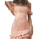 thumbnail image 2 of Lucakuins, vestido ajustado de encaje Floral para mujer, cuello barco, espalda descubierta, volantes, vestido de cóctel, minivestido de fiesta de verano Lucakuins  moda, 2 of 9