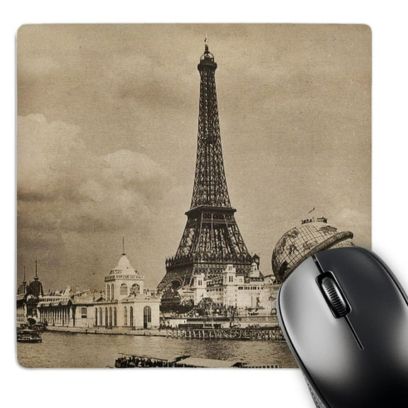 3dRose, Eiffel Tower Paris Exposition from the Seine, MousePad