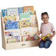 thumbnail image 1 of ECR4Kids Birch Streamline Book Display Stand, Kids Wooden Book Rack, Forward Facing Bookshelf, 1 of 6