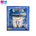 thumbnail image 2 of Taza Cerámica Feliz Día del Padre Cuchara y Tapa Caja Regalo azul GLOBOS, 2 of 5