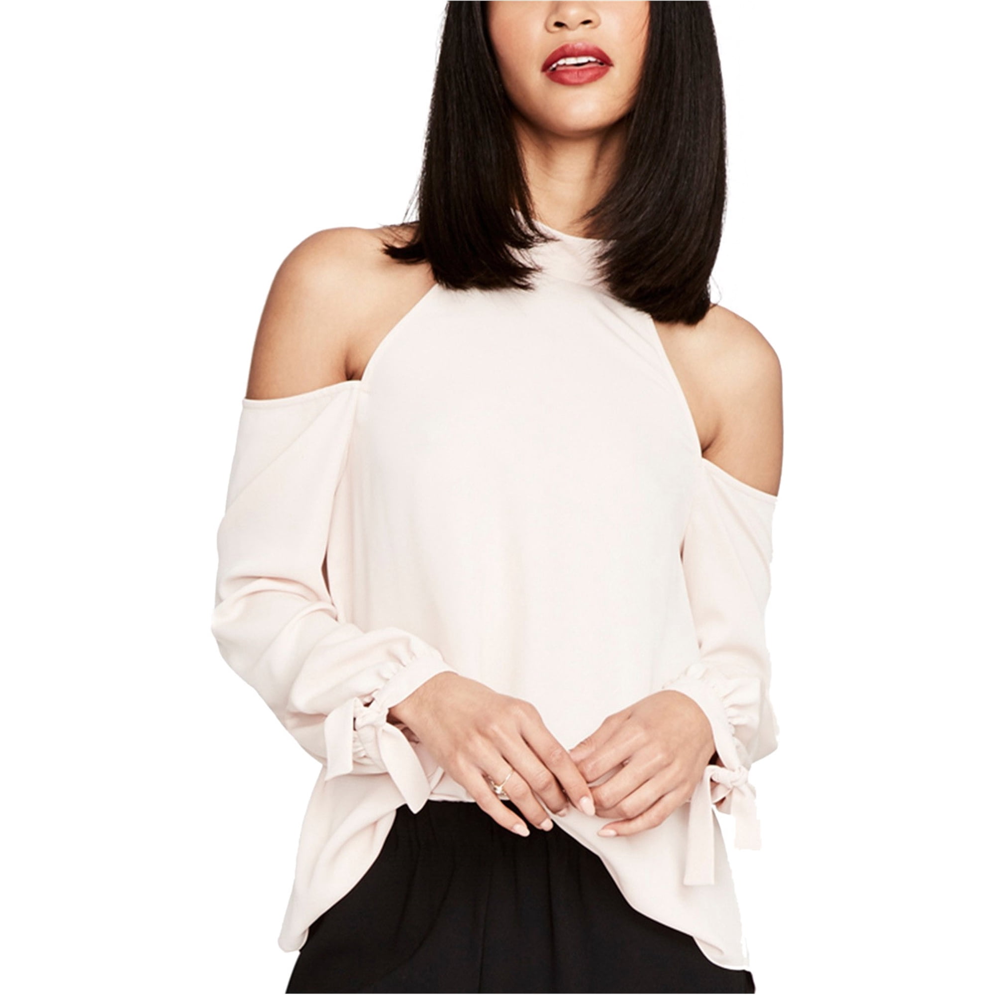 Rachel Roy Blouse à Col Montant Épaules Dénudées pour Femmes decemberblush 4