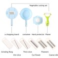 thumbnail image 3 of Pelador de verduras Home Gadgets Fruit Chopper Accesorios para papas (Azul) Ehuebsd Libre de BPA, 3 of 9