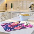 thumbnail image 6 of Yayeee Dish Drying Mat for Kitchen Counter 18"x24" Microfiber Absorbent Pad, Vibrant Art Flowers, 6 of 7