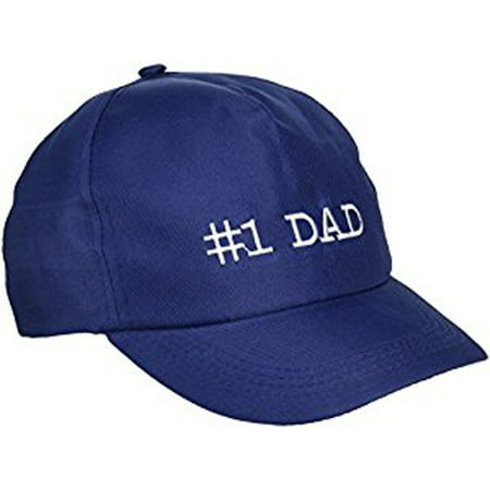 #1 Dad Baseball Cap Hat Father's Day Number 1 Best Gift