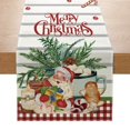 thumbnail image 1 of Napperon en Lin Petite Nappe Chemin de table Nouvelle Décoration de Noël Impression Créative table à Manger, 1 of 6