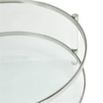 thumbnail image 2 of Uptown Club Toledo 40" Round Metal and Tempered Glass Coffee Table in Silver, 2 of 5