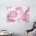 thumbnail image 1 of Nature Tapestry, Spring Themed Mosaic Texture Peony Flowers Artistic Floral Soft Colors Art, Wall Hanging for Bedroom Living Room Dorm Decor, 60W X 40L Inches, Pink Purple White, by Ambesonne, 1 of 2