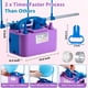 thumbnail image 2 of Inflador eléctrico de globos Air Pump Party Zealot, boquillas dobles, 110 V, 2 of 9