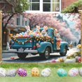 thumbnail image 1 of Easter Banner Background Spring and Summer Holiday Theme Decoration Background Cloth Party Photo Decorations, 1 of 8