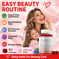 thumbnail image 4 of Vegan High Potency Hair Growth Biotin Gummies 5000 mcg For Women Kids Men | 90 Ct, 45 Servings, Non-GMO | Hair, Skin and Nails Gummy Vitamins & Prevents Hair Loss | Halal Vitamins | SHIFAA NUTRITION, 4 of 7