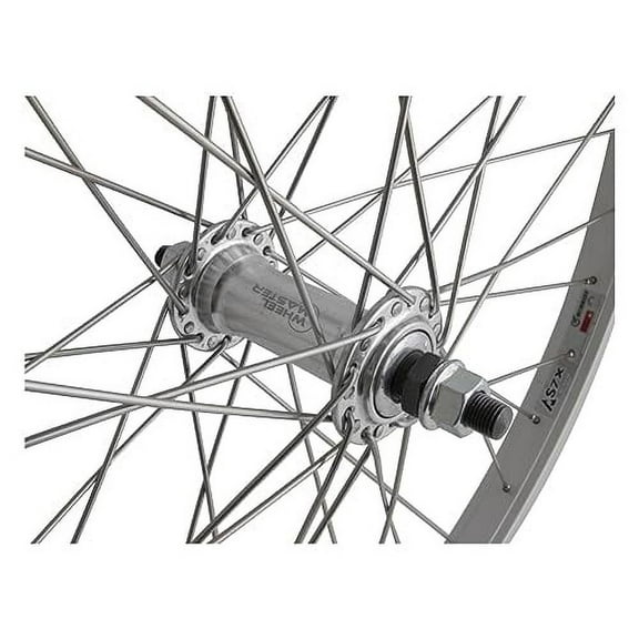 WheelMaster Front Bicycle Wheel 24 x 1.75 36H, Alloy, Bolt On, Silver