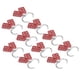 thumbnail image 1 of Cerrojo de bloqueo rojo cerrojo de etiquetado de aluminio de 6 orificios para fábrica, 1 of 8