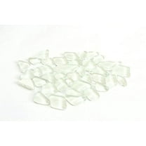 Milltown Merchants White Smooth Mosaic Pieces - Random Assortment (3 lbs)
