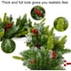 thumbnail image 2 of Guirnalda de Navidad iluminada de 9 pies, guirnalda que funciona con pilas para decoración navideña, guirnalda de Navidad preiluminada con caja de batería impermeable, perfecta para uso en exteriores Sincero  Producto electrónico, 2 of 3