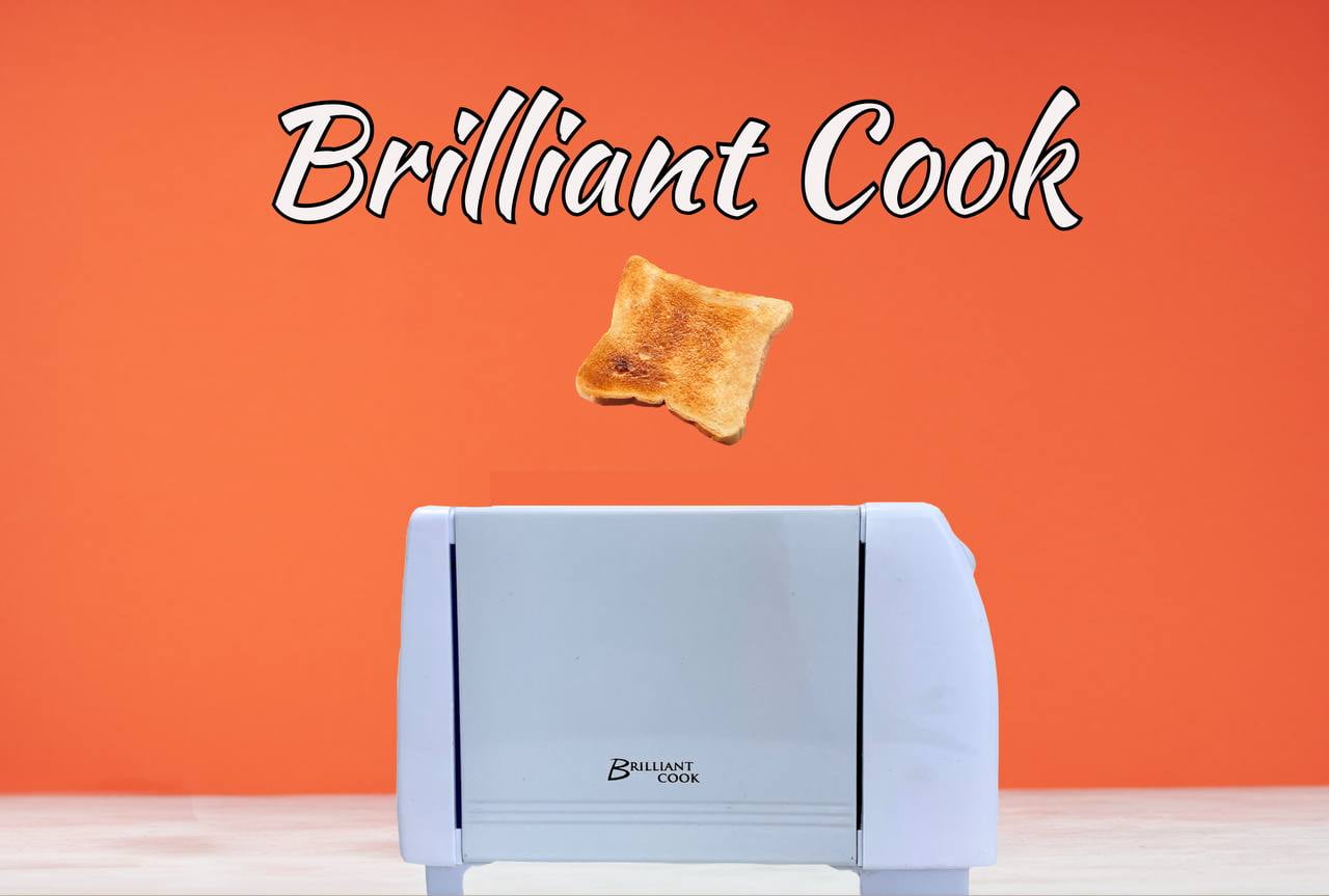 Brilliant Cook Compact Smart 2 Slice Toaster