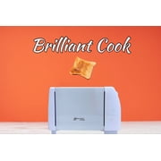 Brilliant Cook Compact Smart 2 Slice Toaster