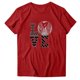 thumbnail image 1 of Blusas de Manga Corta para las Mujeres Divertido Impreso Cuello Redondo Tee, Vintage Humor Gráfico Blusas de Primavera para las Mujeres, 1 of 3