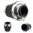 thumbnail image 2 of Trayknick Motorcycle Accessories Oval Metallic Clamp-on Refit Intake Funnel Air Filter, 2 of 13