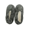 thumbnail image 4 of 2 Pairs Women's Non Slip Grip Winter Fuzzy Slip On House Slippers Fleece Warm (Zig, L/XL), 4 of 8