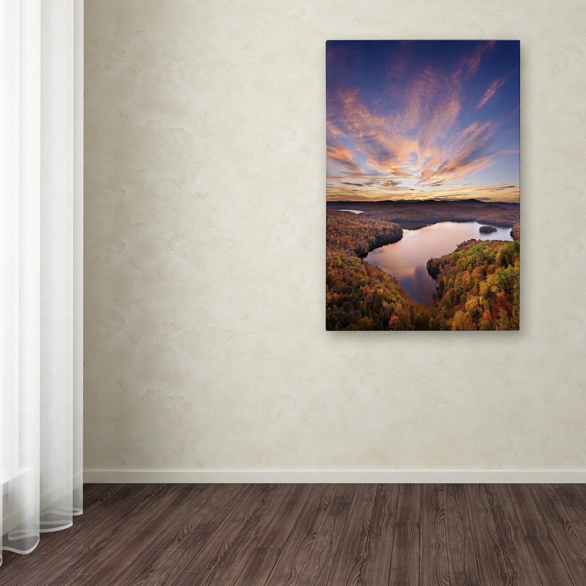 Trademark Fine Art "View from the Ledge" Canvas Art by Michael Blanchette Photography