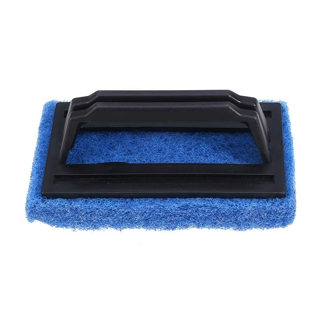 GOOHOCHY Cepillo de una sola cara para acuario, limpiador de peceras, raspador de vidrio, esponja de plástico profesional, accesorios