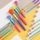 thumbnail image 5 of 15-Pack Colorful Travel Makeup Brush Set - Professional Powder, Eye Shadow Brushes, 5 of 5