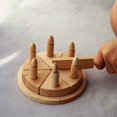 thumbnail image 5 of EASTIN Earthy Yellow Beech Wood Pretend Play Knife - Safe & Realistic Kitchen Toy for Youngsters, 5 of 5
