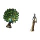 thumbnail image 5 of Elegante Colección De Esculturas De Pavo Real Y Figuras De Damas Tribales Africanas Para Dormitorio, Oficina, Sala De Estar, Estantería, Decoración Del Hogar Y Hotel., 5 of 8