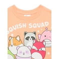 thumbnail image 3 of Squishmallows Girls' Glitter Graphic Fleece Sweatshirt, Sizes 4-16, 3 of 3