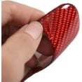 thumbnail image 7 of Left Driver Side Inner Door Handle Panel Sticker for Honda Pilot 2016-2022 Sport, Carbon Fiber Automotive Door Handle Panel Cover Interior Accessories, Red, 7 of 7