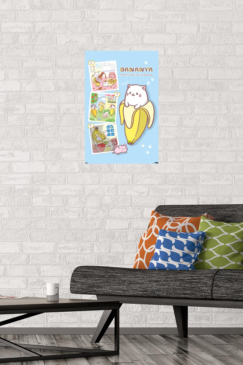 Bananya - Collage Wall Poster, 14.725" x 22.375"