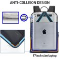 thumbnail image 2 of BOPAI Mochila para Laptop Súper Delgada de 17 Pulgadas para Hombre y Mujeres, Mochila Antirrobo Impermeable, Mochila Universitaria, Mochila de Viaje para Laptop para Hombre, Mochila de Negocios para, 2 of 15