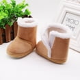 thumbnail image 5 of Newborn Baby Boys Girls Snow Winter Boots Infant Toddler Soft Sole Anti-Slip Winter Warm Crib Booties Shoes 0-6M, 5 of 7