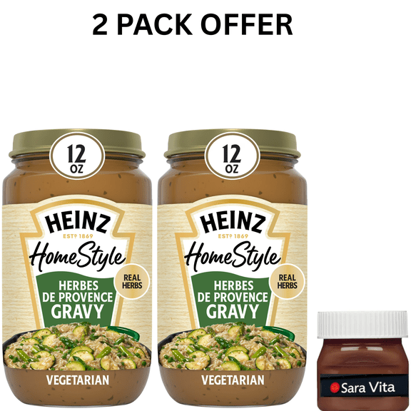 Heinz HomeStyle Herbes de Provence Gravy, 12 oz Jar, Liquids