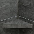thumbnail image 3 of Palisade Vinyl Waterproof Corner Shower Shelf Ashen Slate, 3 of 7