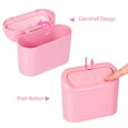 thumbnail image 4 of Leak-Proof Car Trash Can with Lid, Durable Auto Trash Bin, Multipurpose Organizer for Vehicle, Home, Office & Travel Accessories Pink, 4 of 10