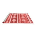 thumbnail image 2 of Ahgly Company Machine Washable Indoor Rectangle Abstract Red Modern Area Rugs, 2' x 5', 2 of 4