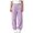 Purple, variant on Klisyaur Children's Sweatpants Elastic High Waist Joggers Solid Color Winter Pants with Pockets Sizes 4-15