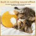 thumbnail image 3 of Uxcell Cat Toy Ball, Interactive Natural Cat Scratching Balls Sisal Cat Ball Toy ( Sisal, 3.9Inch, Pink ) for Kittens Pet Enrichment Training Play Indoor Exercise Fun, 3 of 6