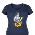 thumbnail image 3 of Star Wars - Valentine Princess Leia I Love You - Maternity Scoop Neck Graphic T-Shirt, 3 of 5