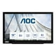 AOC I1601FWUX - Moniteur LED - 15,6" - portable - 1920 x 1080 Full HD (1080p) 60 Hz - IPS - 220 Cd/M - 700:1 - 5 ms - USB-C - Noir et Argent – image 1 sur 15